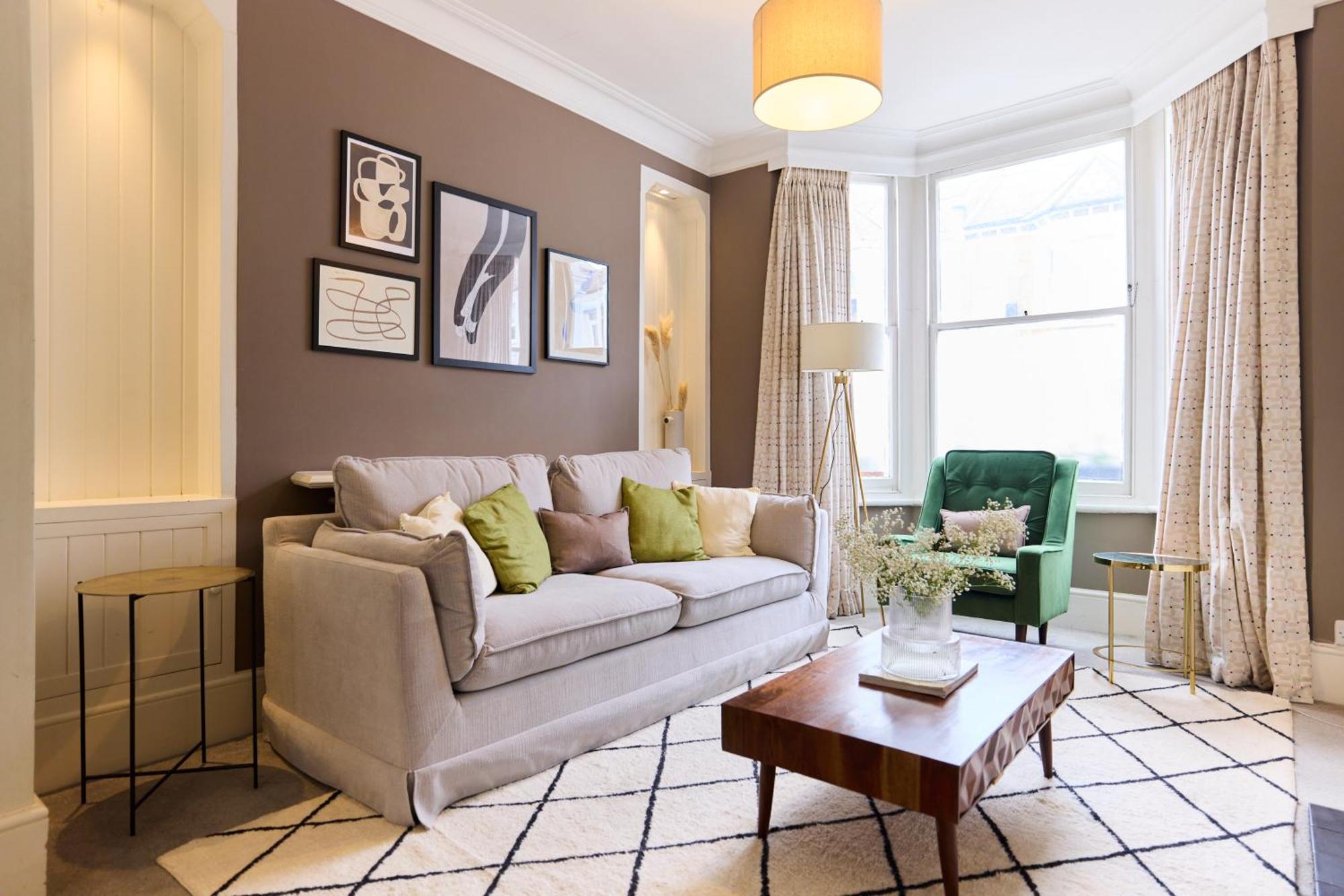 Апартаменти The Fulham Hideout - Modish 2Bdr Flat With Patio Лондон Екстер'єр фото